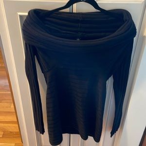 NWT Ann Taylor Black Off The Shoulder Sweater